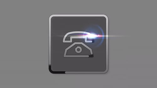 Animated Old Phone logo animation