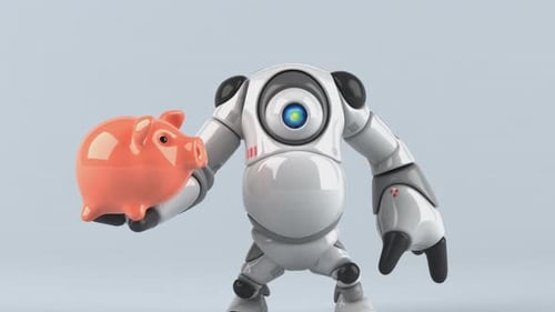 Großer Roboter - 3D-Animation