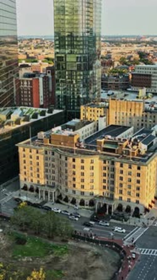 Boston's skyline blends historic architecture with modern towers