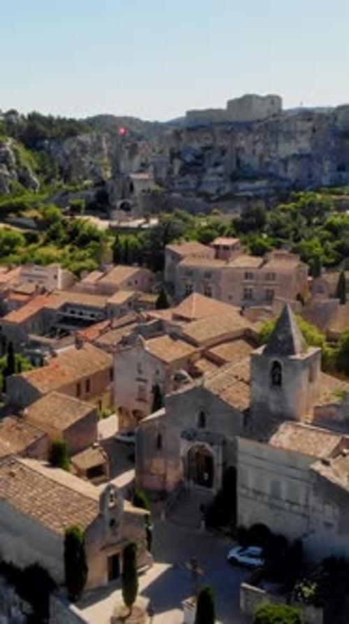 Les Baux De Provence Historical Village in the Provence Southern France