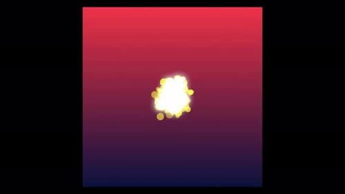 Glamour Collection: Six blinking gold dots collide to form a ring of tiny golden bokeh eventually va