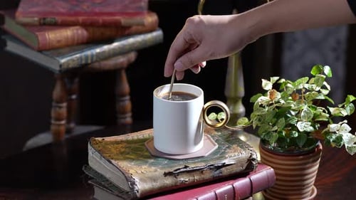 Tasse Americano oder Instant-Kaffee