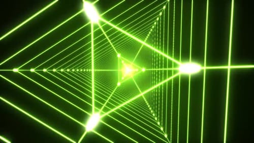 Futuristischer Neontunnelwirbel mit leuchtenden Lichtern, Bewegungshintergrund