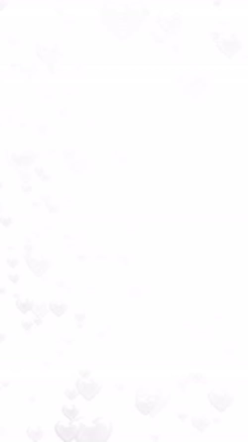 Gentle Floating White Hearts Loop Background