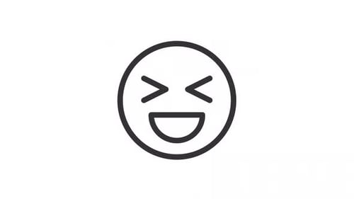 Icono animado de emoji riendo