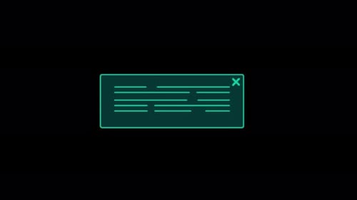 Programmiersprachen, Fensteranimationsvideo, transparent