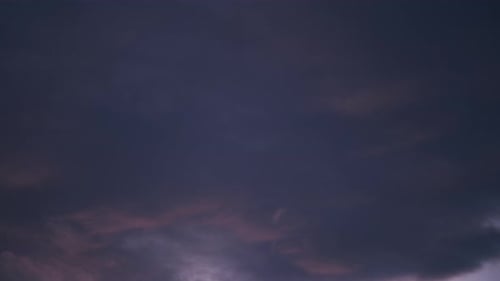Cinematic Clouds at Dusk Time Lapse