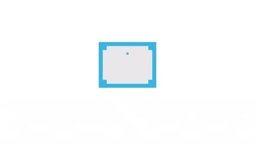 Flat Design Certificate Icon Reveal Animation