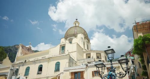 Église de Positano, Côte amalfitaine, Italie