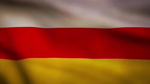 Realistic Waving Flag Animation Background Loop