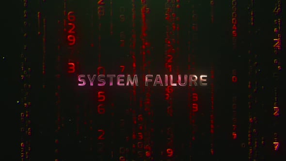 System Failure Digital Hacker Program Coding Futuristic Hacking Codes ...