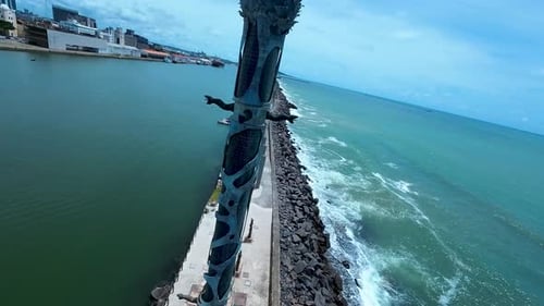 Parc de sculptures à Recife dans le Pernambouc au Brésil.