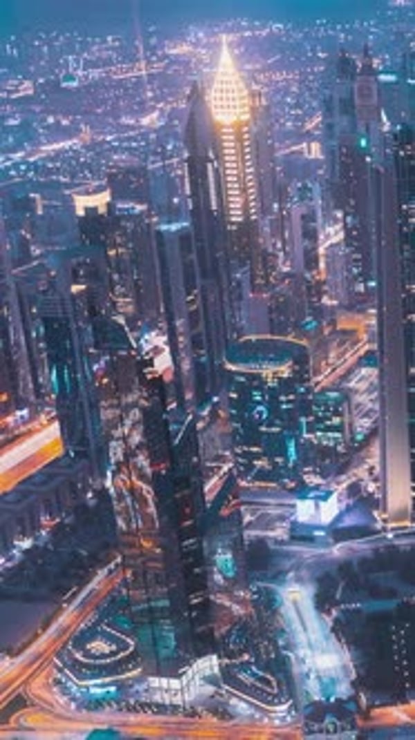 Dubai Uae United Arab Emirates, Buildings Stock Footage ft. city ...
