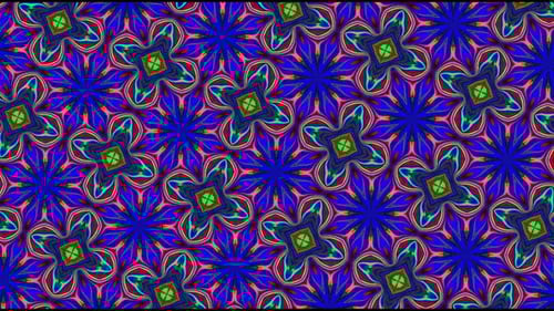 Vibrant Decorative Geometric Pattern Background