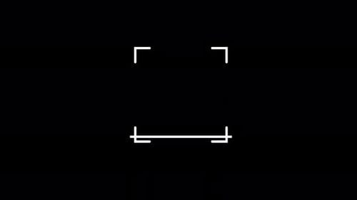 Minimalist Scanning Box Frame Animation Loop