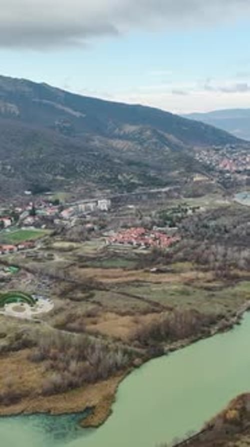 Vertical Video Mtskheta Unveiled Georgia's Timeless Beauty