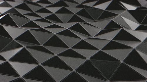 Abstract Low Poly Geometric Waving Background Loop