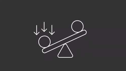 Synergy bias white line animation