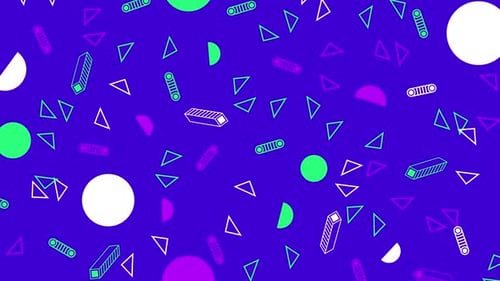 Color Random Seamless Pattern Loop Background