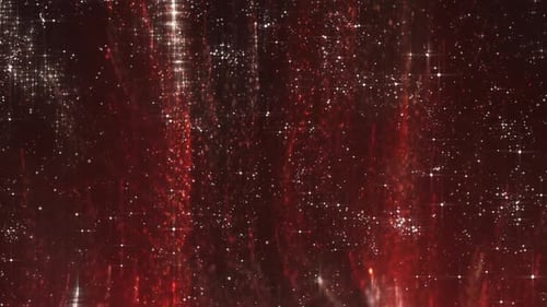 Holiday Magic Red Stars Particles Background