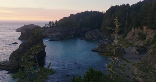 Sunset Serenity at Samuel H Boardman Scenic Coastal Oregon View