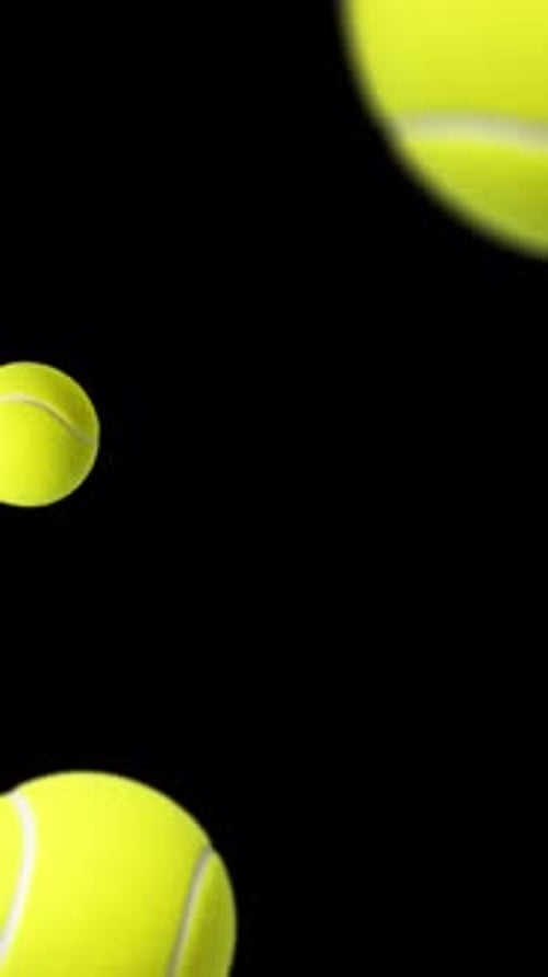 Tennis Ball Vertical Screen Wipe Transition