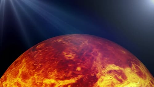 Nahtlos rotierender Venusplanet V2