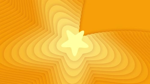 Geometric Star Expanding Tunnel Background Animation
