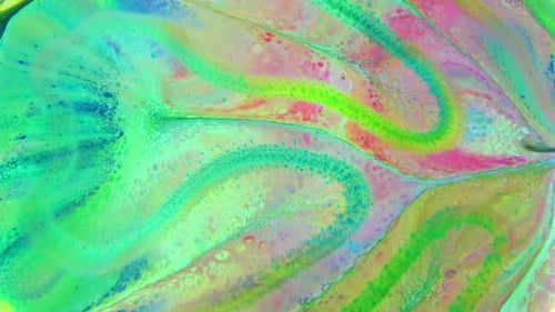 Swirling Colors and Liquid Textures Abstract Background
