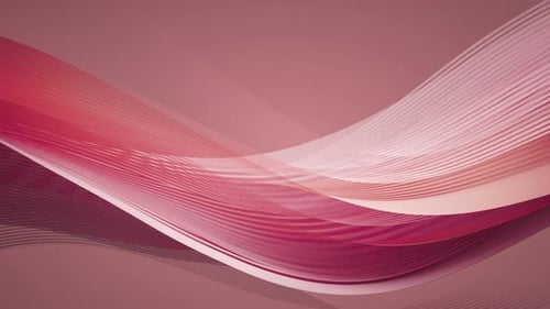 Flowing Lines of Pink, Magenta, and White