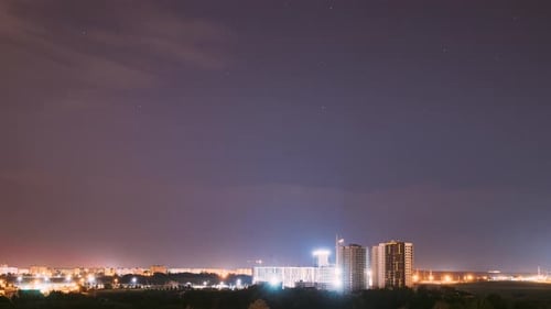 Time Lapse Night Works with