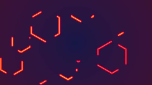 Hexagon-Hintergrundanimation