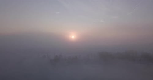 Fly Above Foggy Valley