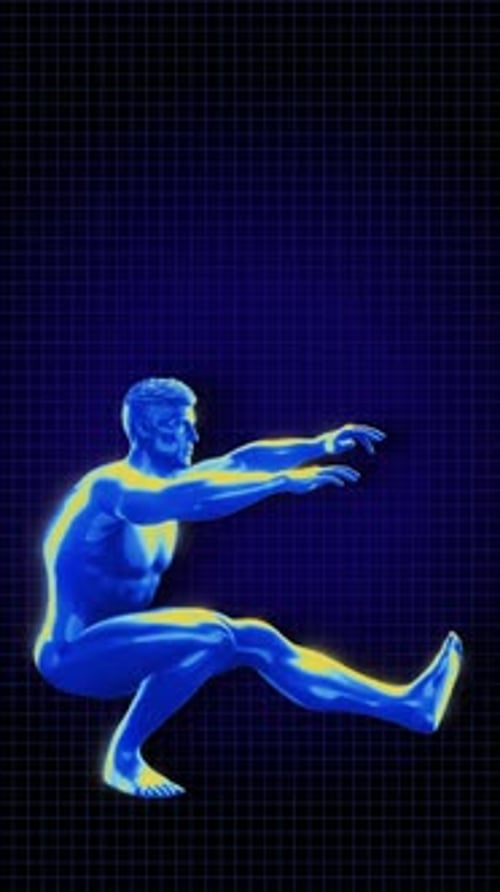 3D Human Anatomy Exercise with Muscle Activation Display