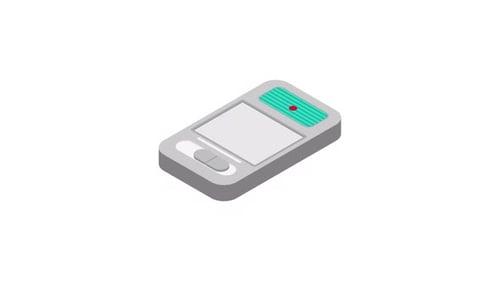 Glucometer Element Alpha Animation