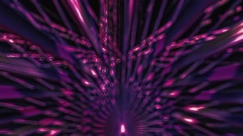 Purple Irregular Lights Lines Animation