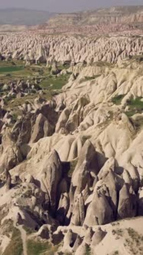 Landscape of National Park of Cappadocia Aerial View