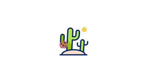 Cactus Animated Icon
