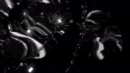 Abstract Jellyfish Particles Background