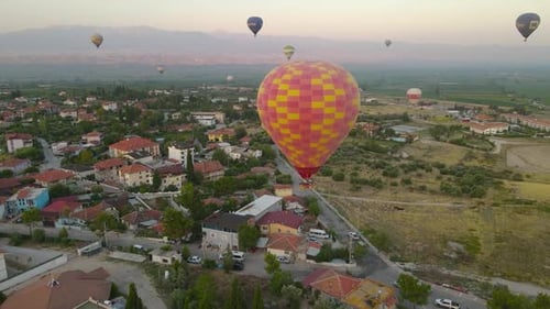 Hot Air Balloon Flight at Dawn in Turkey