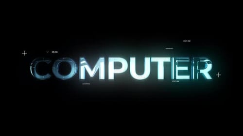 Computer Title Alpha Channel