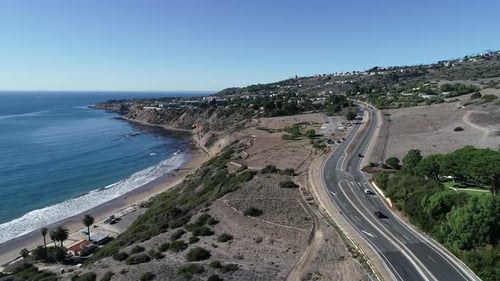 Palos Verdes road by the coast. , Nature Stock Footage ft. Palos Verdes & majestic coastline - Envato