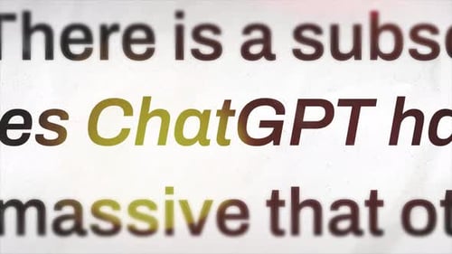 ChatGPT text news