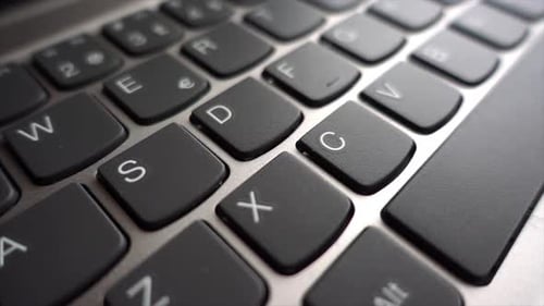 Modern Computer Keyboard Background