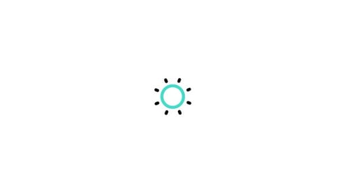 Animated Minimalist Line Art Weather Icons Pack