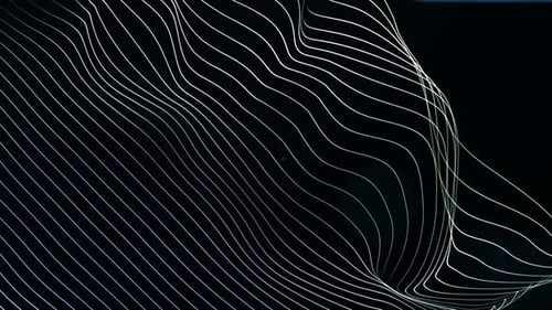 Elegant Abstract Wavy Lines Motion Background