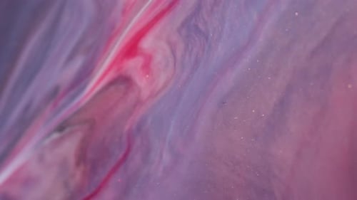 Abstract Liquid Background with Swirling Pinks and Purples