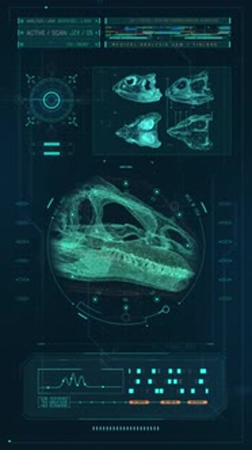 Dinosaur Data Hud Jaw