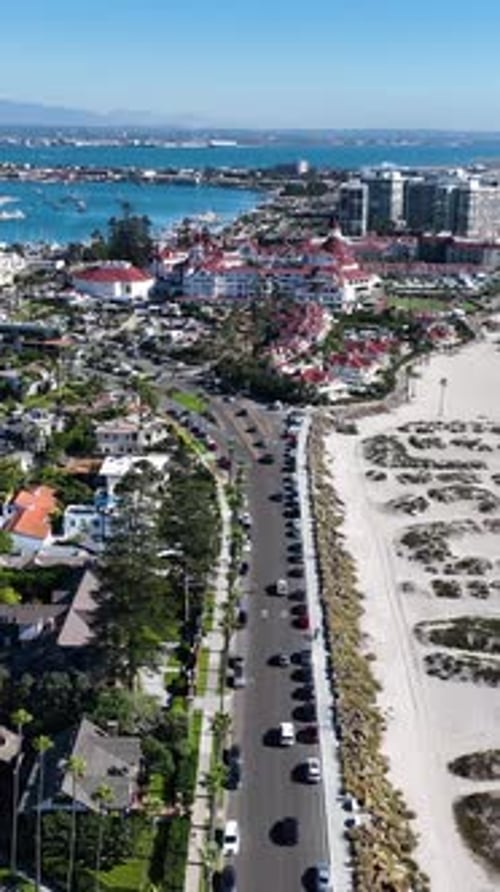 Conorado Beach at San Diego in California United States.