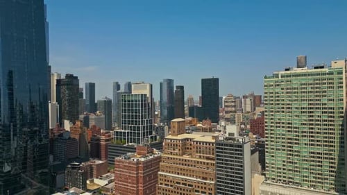 NYC Aerial View New York City Skyline Cityscape of Manhattan in USA New York City NYC Manhattan